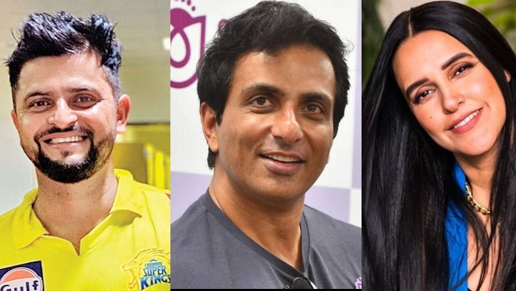 Sonu Sood, Suresh Raina, Neha Dhupia