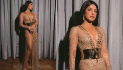 Priyanka Chopra oozes oomph at Billboard Music Awards 2021 red carpet in a golden dress