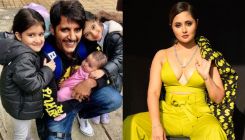Rashami Desai feels Karanvir Bohra is the 'Luckiest Father' as he gets a head massage from baby Vienna; Watch