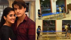 YRKKH: Shivangi Joshi and Mohsin Khan PRANK kids as they play table tennis with them and it's super fun; Watch