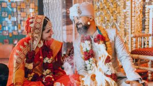 Angira Dhar and Anand Tiwari get married; share dreamy ...