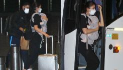 Anushka Sharma snapped at airport with daughter Vamika as they leave for England with Virat Kohli