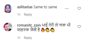 fans comments on srk's lookalike