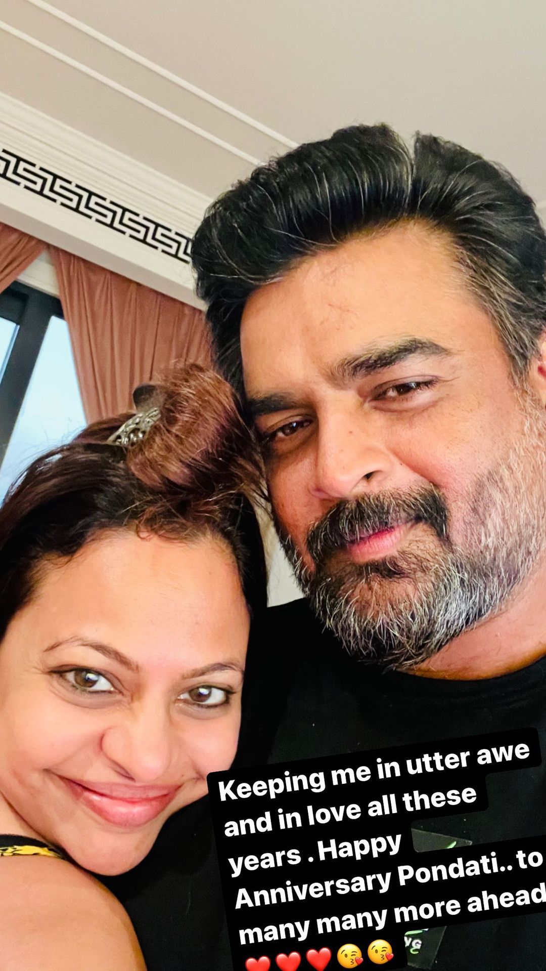 madhavan and sarita wedding anniversary 