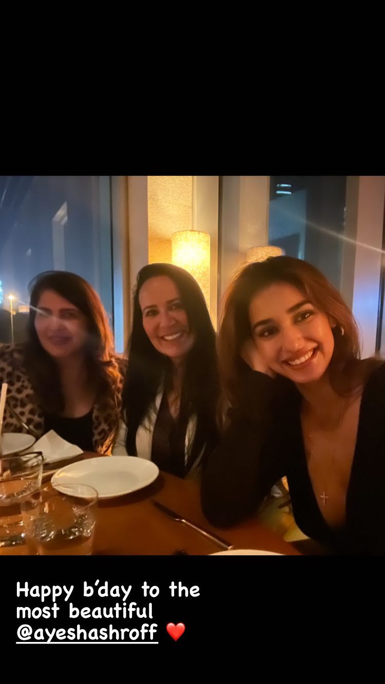 disha's birthday wish for tiger's mom