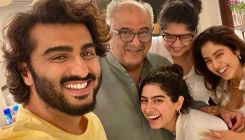 Arjun Kapoor along with siblings Janhvi, Khushi and Anshula get together for a Father's Day dinner for Boney Kapoor