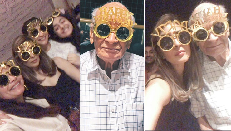 Alia Bhatt's grandfather turns 93; beau Ranbir Kapoor attends the bash with his family-view ...