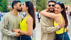 Gauahar Khan and Zaid Darbar share a sweet kiss on their Russian honeymoon; view pics