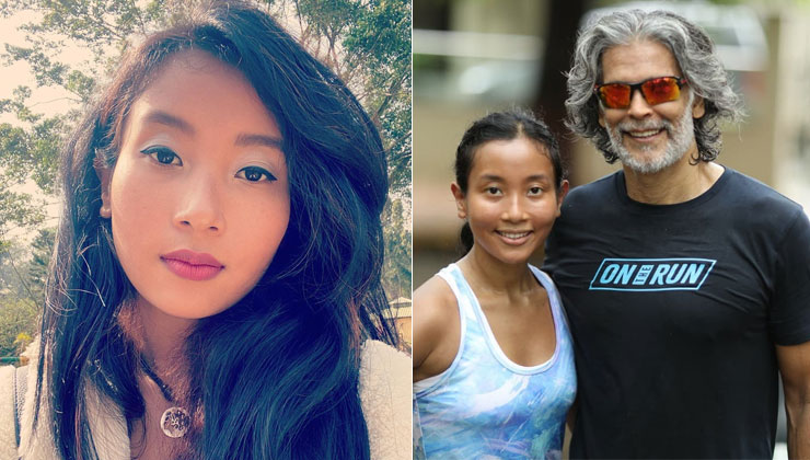 ankita konwar, milind soman, milind soman wife, northeast. tokyo olymypics 2020, mirabai chanu, ankita konwar racism,