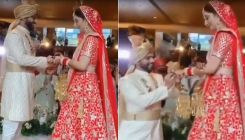 Rahul Vaidya-Disha Parmar Wedding: Lovebirds exchange rings amidst loud cheers from family; see video