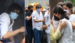 Snehlata Panday Funeral: Ananya Panday breaks down; Chunky Panday, Ahaan Panday perform last rites