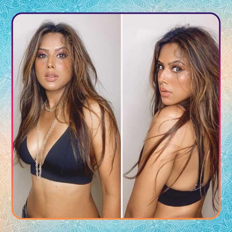 Nia Sharma pic, hot nia sharma, nia sharma in black dress, 