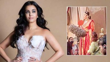 Aishwarya Rai's look from period film Ponniyin Selvan LEAKED