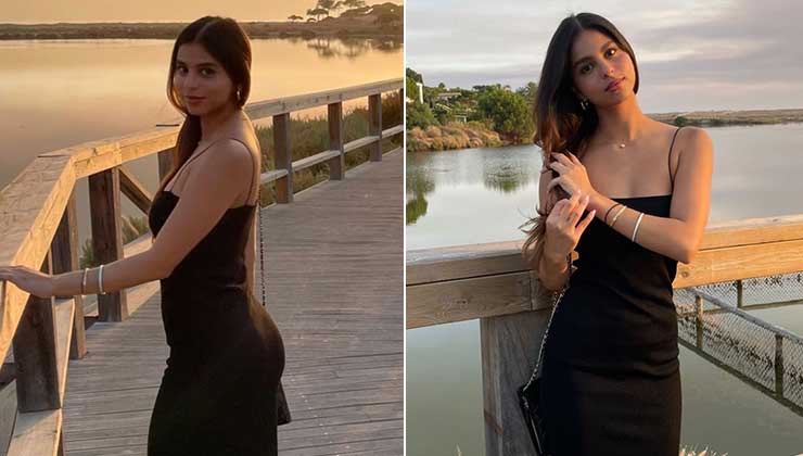 Shah Rukh Khan's daughter Suhana Khan sizzles in a black dress