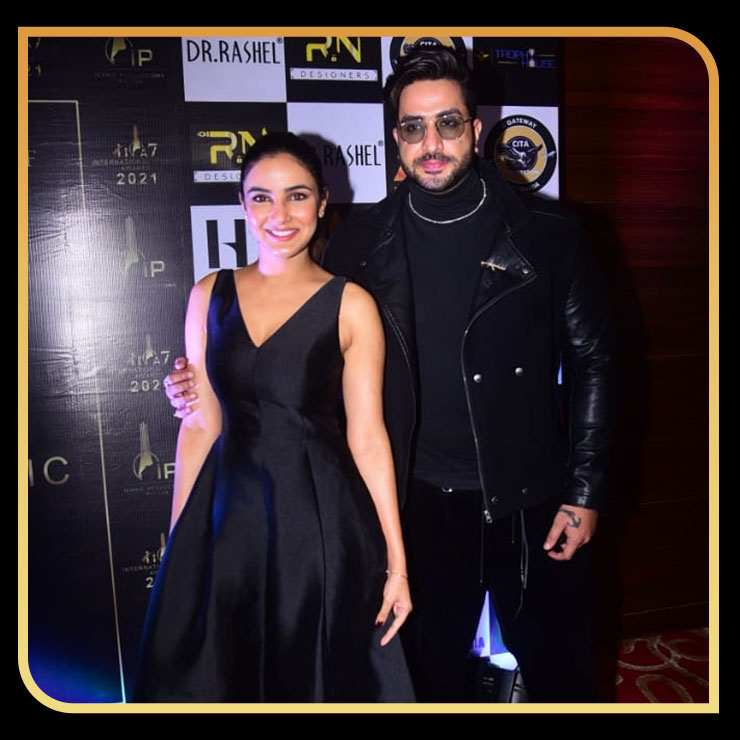 Aly Goni, Aly Goni at international iconic awards, Jasmin Bhasin Aly Goni at international iconic awards
