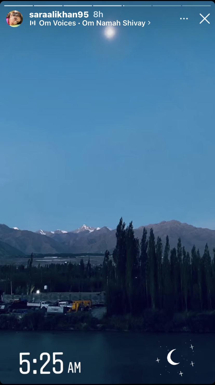 sara ali khan instagram, sara ali khan ladakh trip pics, 