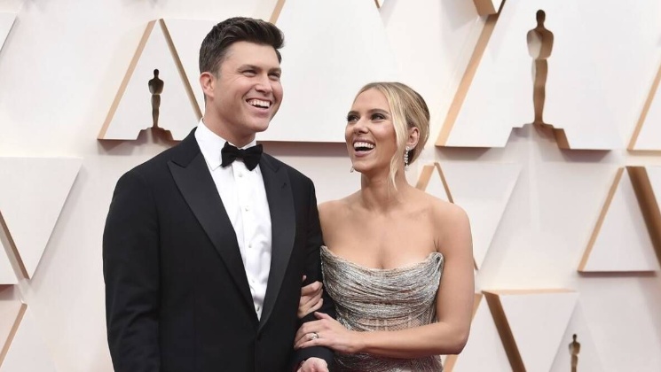 Scarlett Johansson baby boy, Colin Jost, Scarlett Johansson