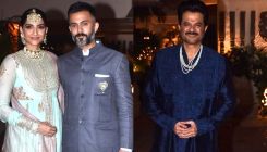 Rhea Kapoor-Karan Boolani Wedding: Sonam Kapoor stuns in a blue anarkali; father Anil Kapoor greets the paps post wedding