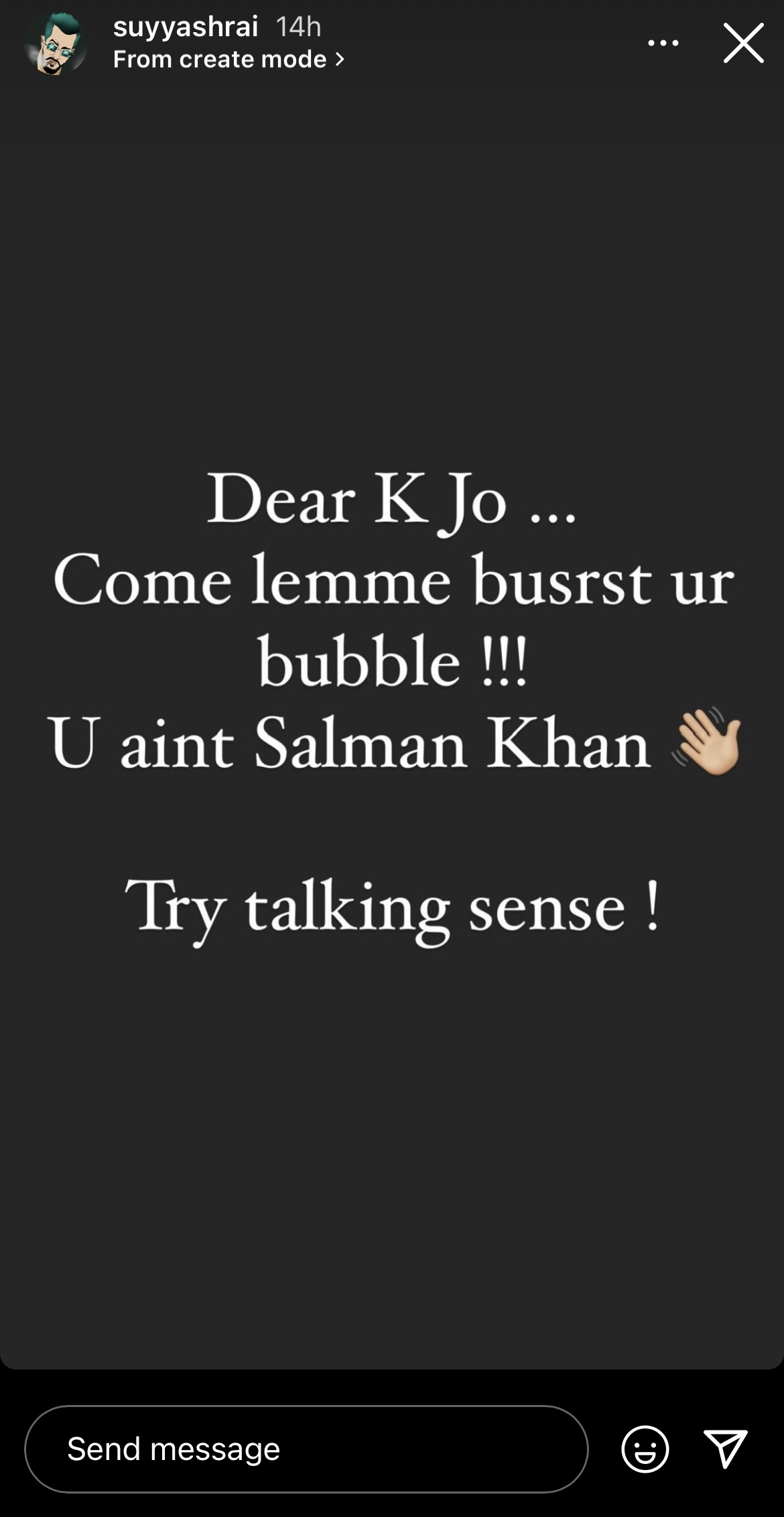 suyyash rai instagram story, bigg boss ott, bigg boss ott contestants, karan johar, 