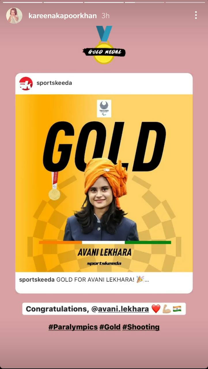 kareena kapoor khan, akshay kumar, abhishek bachchan, avani lekhara, tokyo 2020 paralympics, tokyo paralympics, 