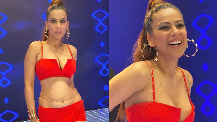 nia sharma, nia sharma latest pics, nia sharma red dress, nia sharma hot pics, nia sharma bigg boss ott