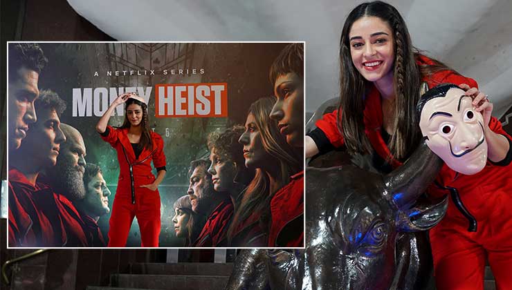 Superfan Ananya Panday welcomes the final season of Money Heist at BSE