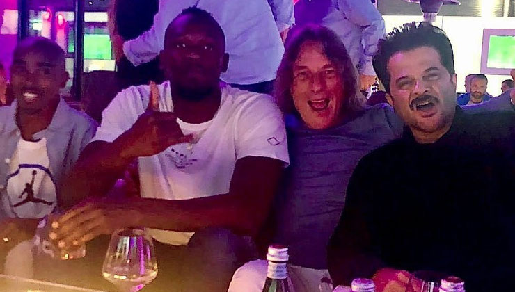 anil kapoor, usain bolt, anil kapoor germany pics, anil kapoor munch pics, hussein mo farah,