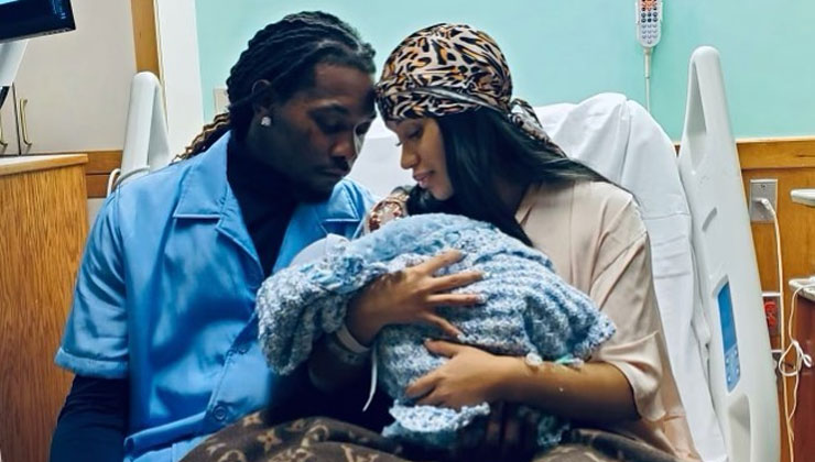 cardi b, offset, cardi b blessed with second child, cardi b husband photos, cardi b baby pics, american rapper cardi b, offset,