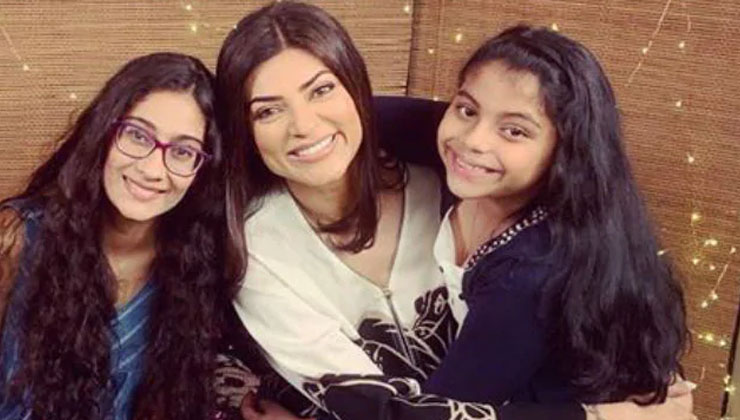 sushmita sen, sushmita sen daughters, renee, alisah,