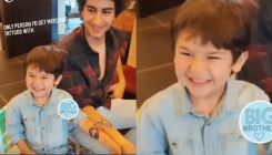 Taimur Ali Khan grins ear to ear as he gets matching tattoos with brother Ibrahim Ali Khan