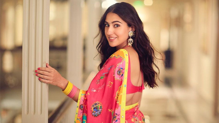 Sara Ali Khan looks ravishing in a printed saree; check pics | Bollywood  Bubble