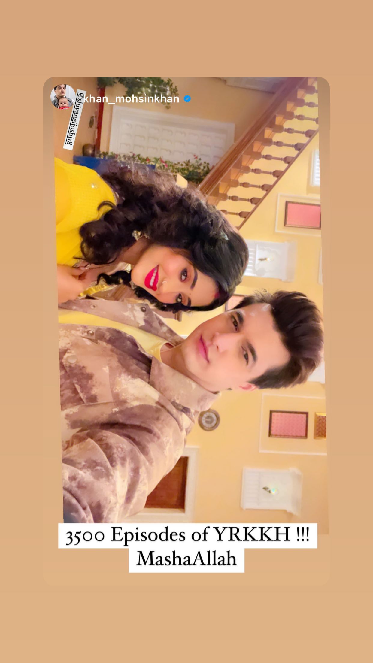 shivangi joshi, mohsin khan, yeh rishta kya kehlata hai, yrkkh, shivangi joshi and mohsin khan celebrates 3500 episodes of yeh rishta kya kehlata hai, yeh rishta kya kehlata hai cast,