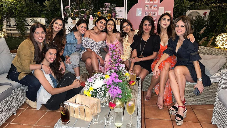 Alia Bhatt, Sussanne Khan, Vaani Kapoor, Anushka Ranjan, Anushka Ranjan birthday bash