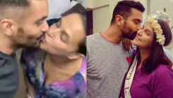 Angad Bedi adorably steals a kiss from Neha Dhupia in a cute video; Watch
