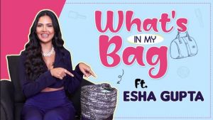 What's in my Bag:  Esha Gupta reveals everything that she carries in her bag