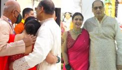 Kajol gets teary-eyed as she meets her uncles after a long time at the Durga Puja pandal; Watch