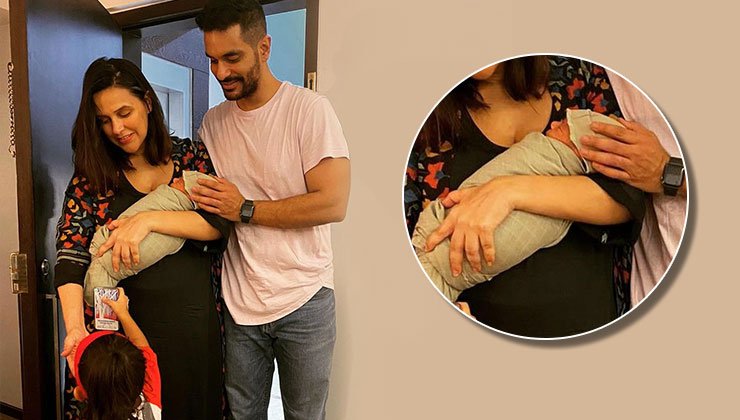 neha dhupia, neha dhupia son,