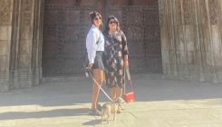 Priyanka Chopra Jonas gives away touristy vibes as she goes 'sight seeing' with mom Madhu Chopra and Diana in Spain