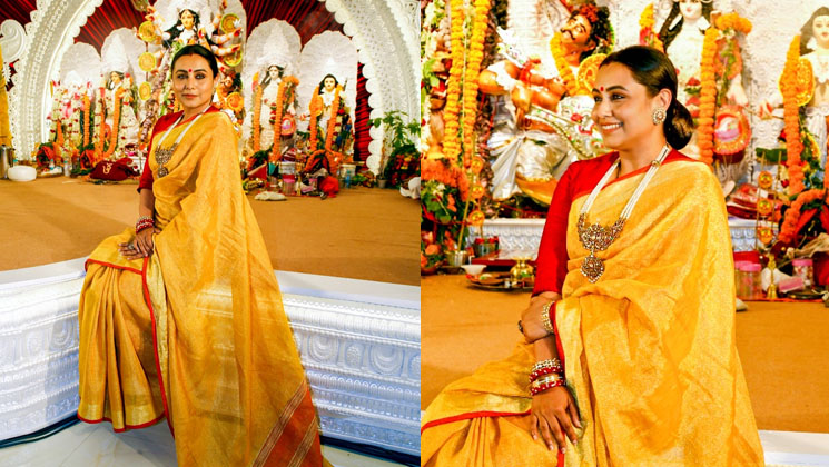 rani mukerji, rani mukerji pics, rani mukerji durga puja pandal,