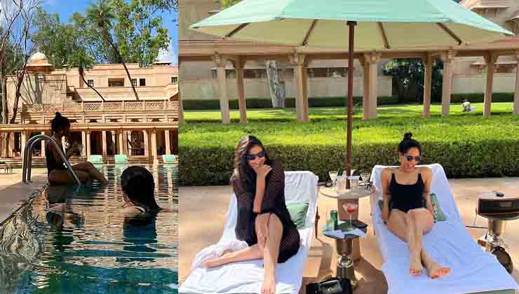 rhea kapoor, karan boolani, rhea kapoor and karan boolani enjoy pool day