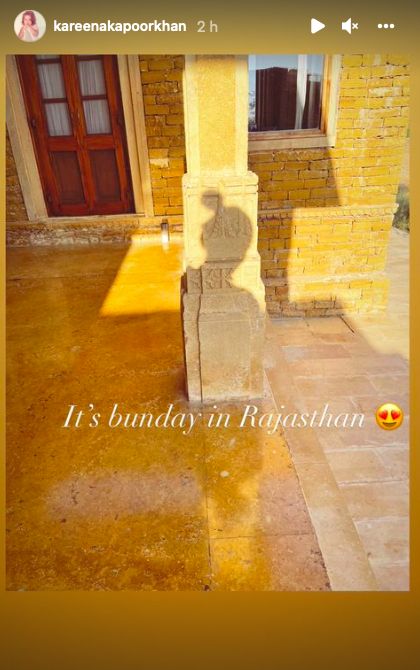 Kareena Kapoor Khan, Rajasthan, Taimur Ali Khan