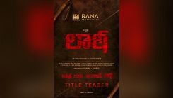 Vishal 32 is titled as Laatti in Telugu: Check out the title teaser of the Vishal and Sunaina starrer