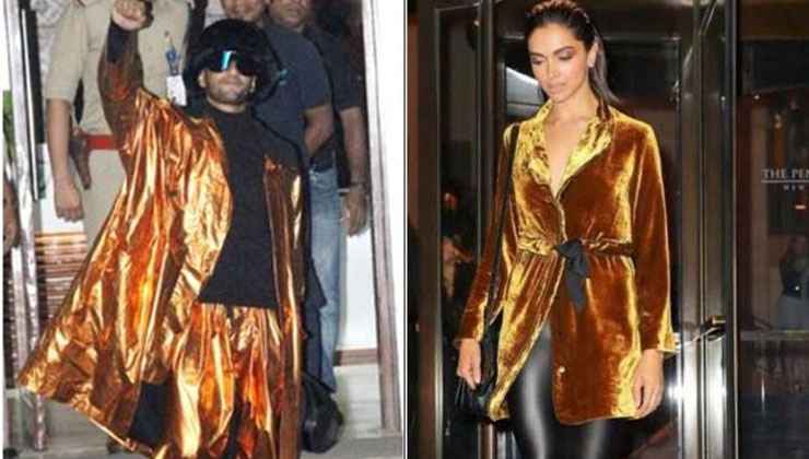 Deepika Padukone, Ranveer Singh, similar dress