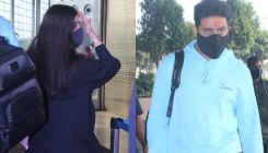 Aishwarya Rai Bachchan spotted at the airport with husband Abhishek and daughter Aardhya; View pics