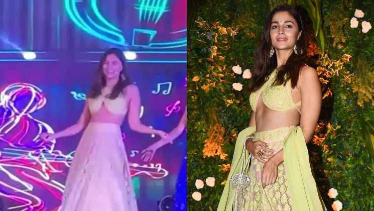 aditya seal anushka ranjan sageet ceremony, alia bhatt, alia bhatt video,