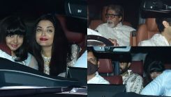 Amitabh Bachchan, Abhishek Bachchan, Aishwarya get clicked as they attend Diwali puja with Aaradhya