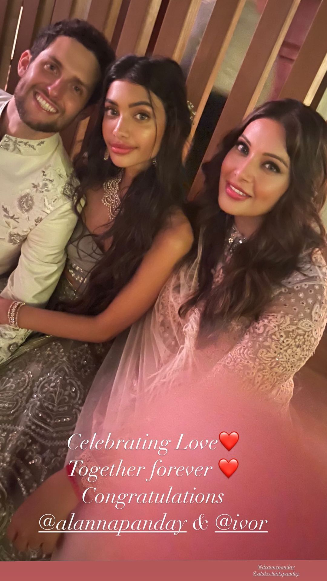 alanna panday, alanna panday engagement, alanna panday engagement pics, bipasha basu, lara dutta,