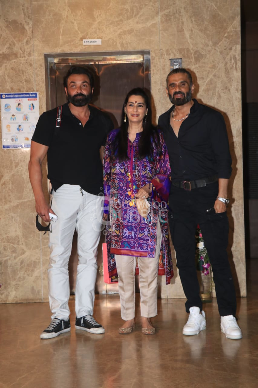 Bobby Deol, Suniel Shetty, suniel shetty wife,