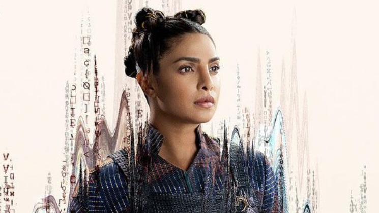 priyanka chopra, matrix resurection, priyanka chopra first look poster, priyanka nick divorce