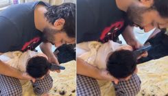 Shaheer Sheikh giving daughter Anaya a haircut is the cutest thing on the internet